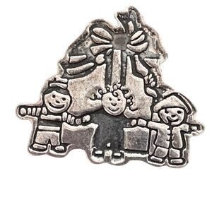 Vintage Sterling Silver Holiday Brooch – FFS Mexico .925 Pin
